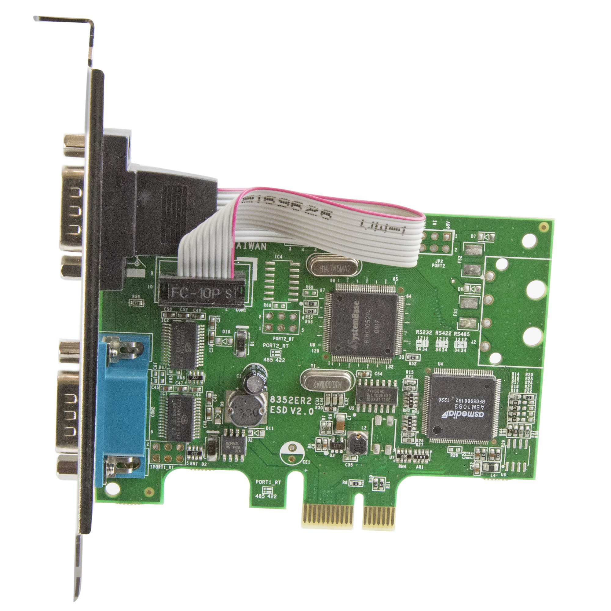 StarTech 2-Port PCI Express Serial Card with 16C1050 UART