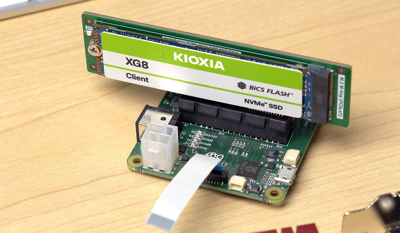 KIOXIA XG8 M.2 NVMe SSD