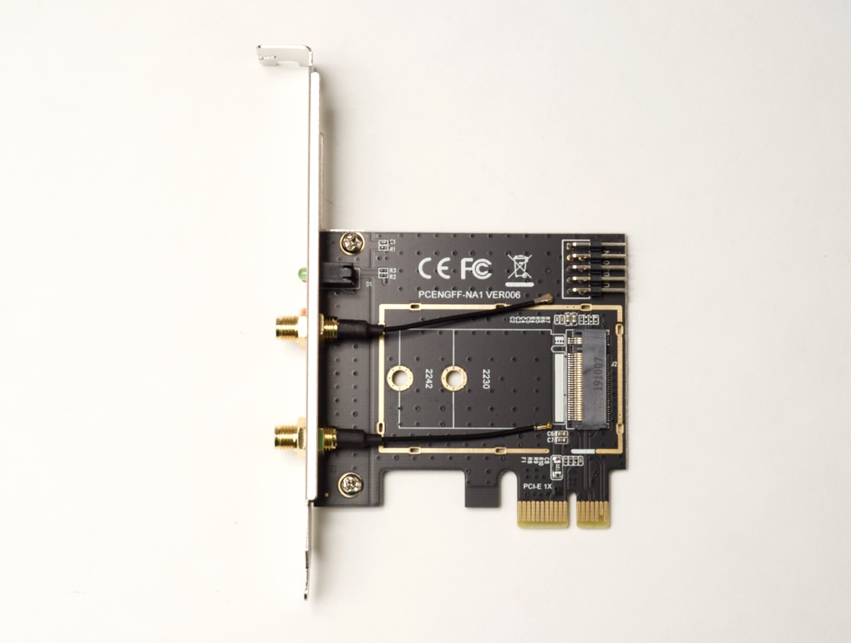 MZHOU WiFi/Bluetooth Adapter  NGFF to PCI-E 1x | Raspberry Pi PCIe  Devices