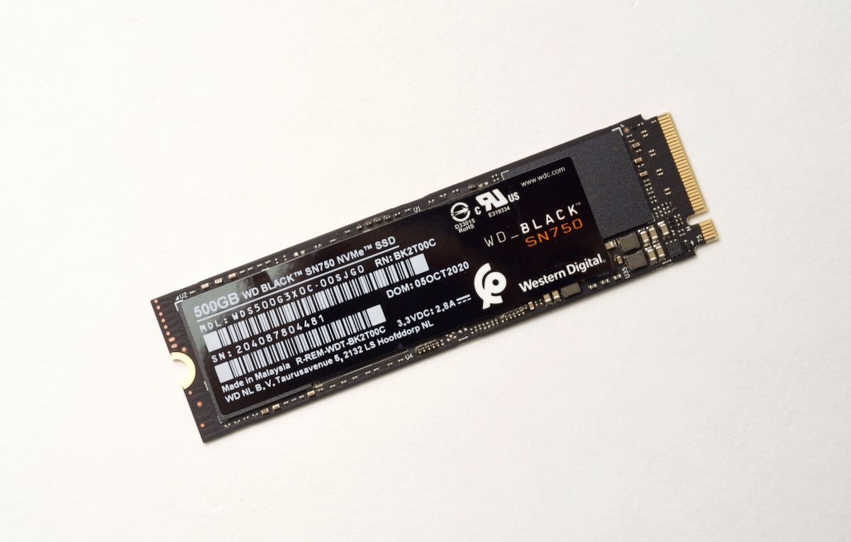 WD_Black 500GB SN750 NVMe SSD