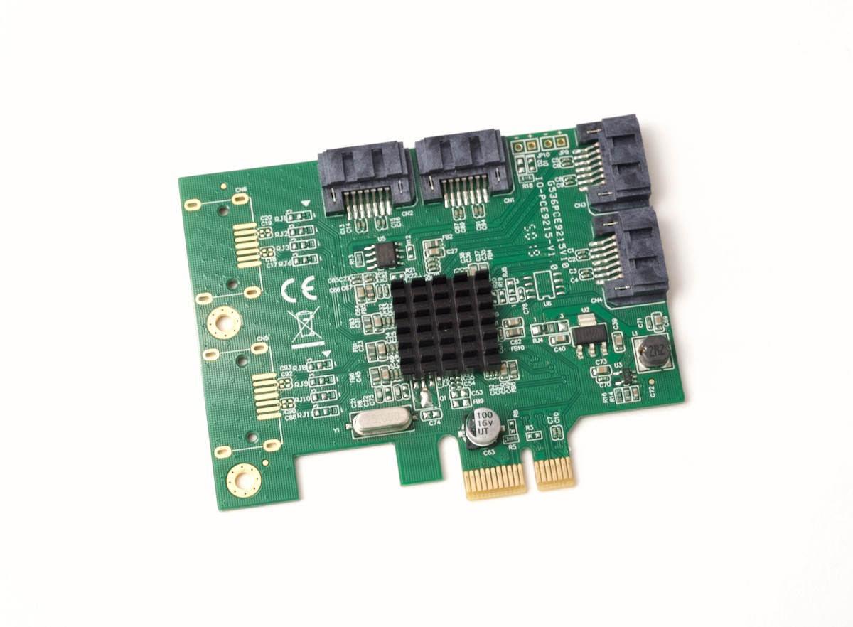 I/O Crest 4 Port SATA III PCI-e 2.0 x2 Non RAID Hard Drive Controller Card Marvell 9235 Chipset