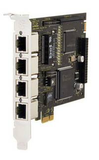 Digium, Inc. Wildcard TE420 quad-span T1/E1/J1 card 3.3V (PCI-Express) (5th gen)