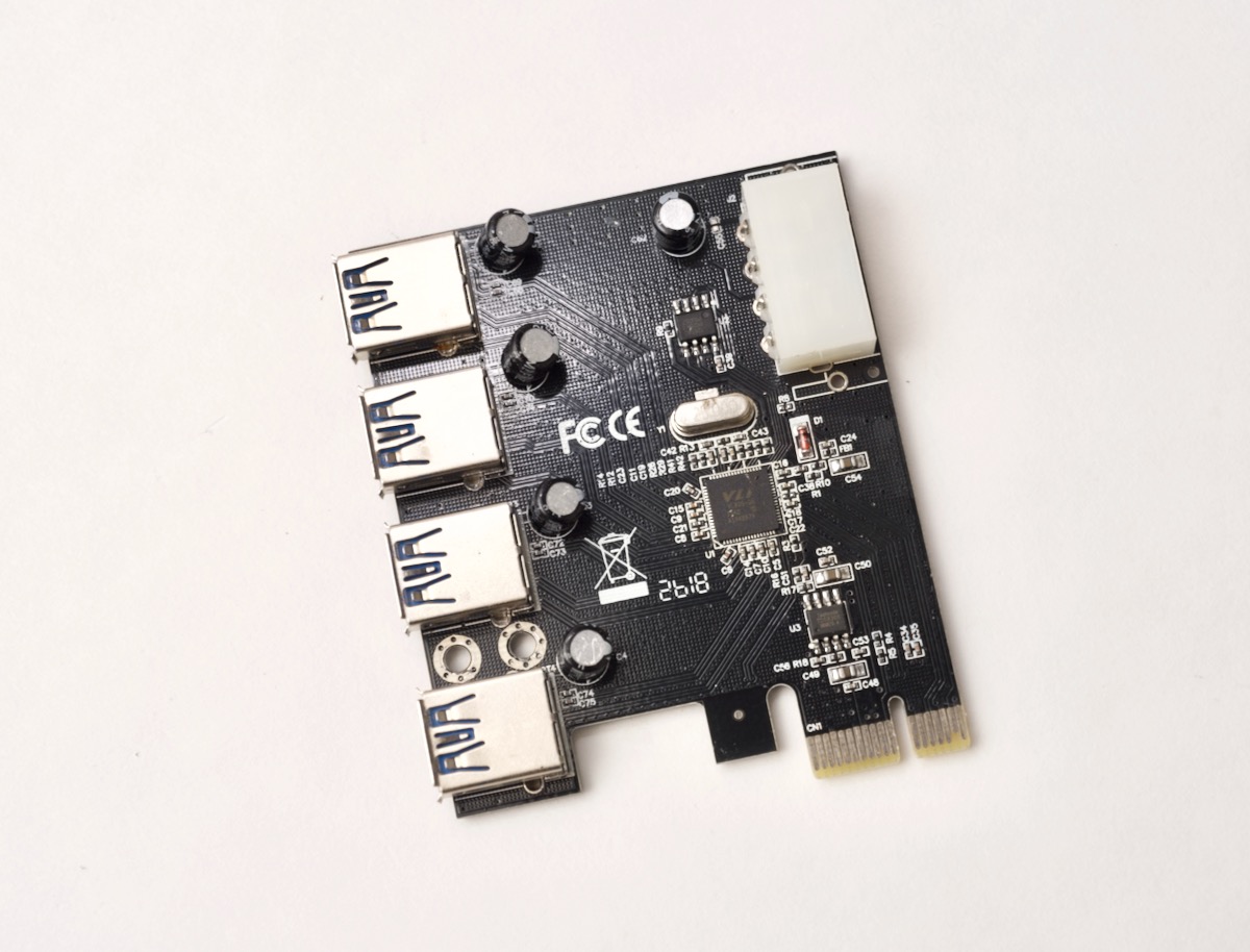 A ADWITS PCIe 1x 'PCI Experss' USB 3.0 adapter with VL805